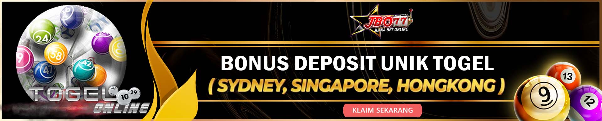 BONUS DEPOSIT NOMINAL UNIK